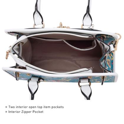 Conjunto de 2 bolsas femininas estruturadas, modelo satchel com alça superior, bolsa de ombro, pasta executiva e bolsa hobo.